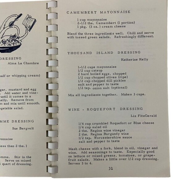 Sunset Beach CA Whats Cooking with Las Damas Cookbook 211 Recipes Vintage 1963 - Picture 5 of 11